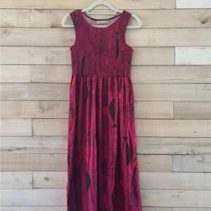 MISSLOOK Red and Black Midi Dress